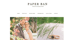 Desktop Screenshot of paperbanstudios.com